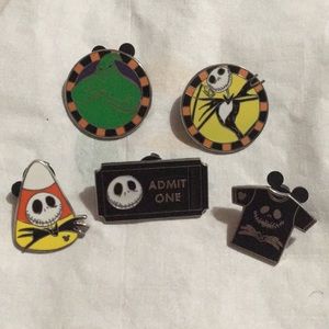 Nightmare before Christmas Pins